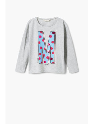 Mango Kids - Gyerek ing Mnglogo 104-164 cm