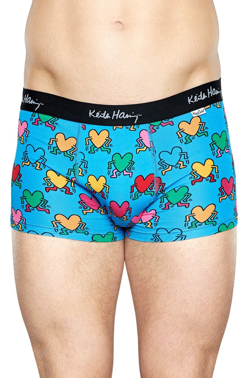 Happy Socks - Boxeralsó Keith Haring Running Hearts fotója