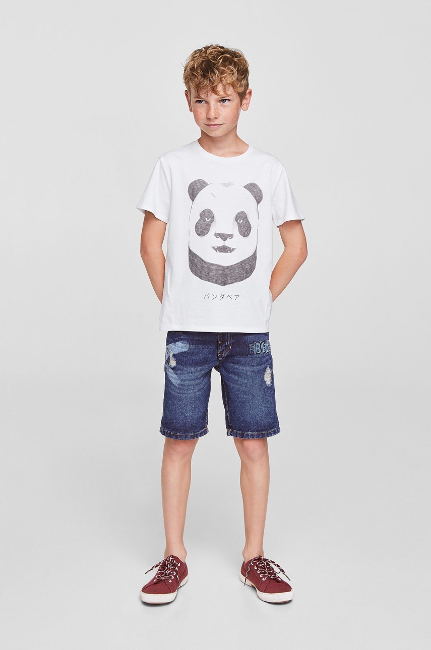 Mango Kids - Gyerek T-shirt Fierce 104-164 cm fotója