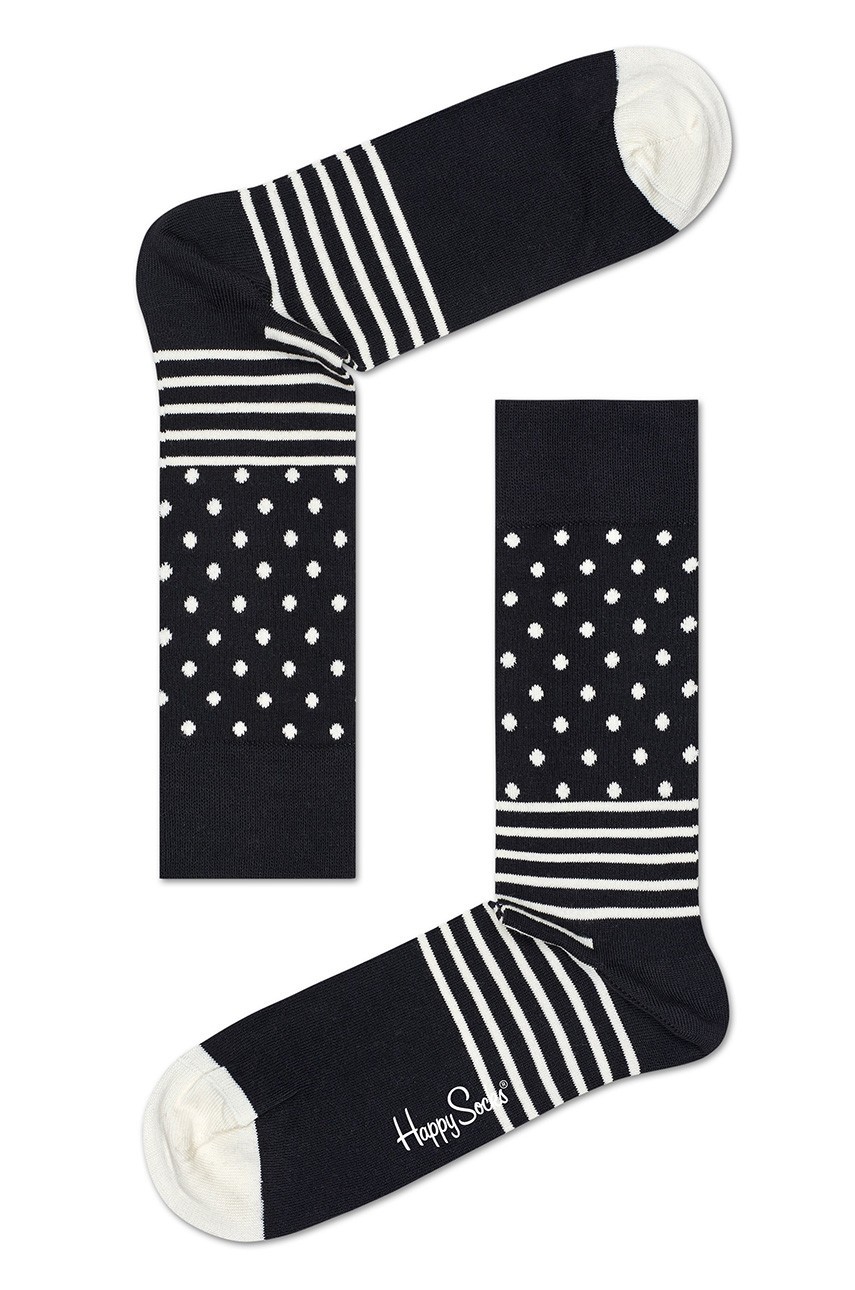 Happy Socks - Zokni Black & White (4 darab) fotója