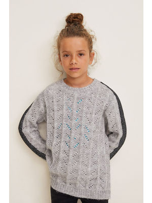 Mango Kids - Gyerek pulóver Megan 110-164 cm