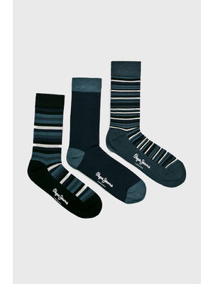 Pepe Jeans - Zokni Bret (3 darab)