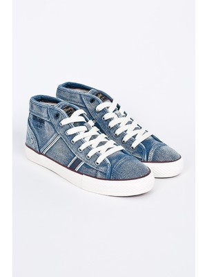 Wrangler - Sportcipő Starry Mid Denim