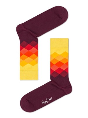 Happy Socks - Zokni Faded Diamond