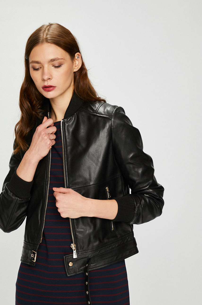 Trussardi Jeans - Rövid bőrkabát fotója