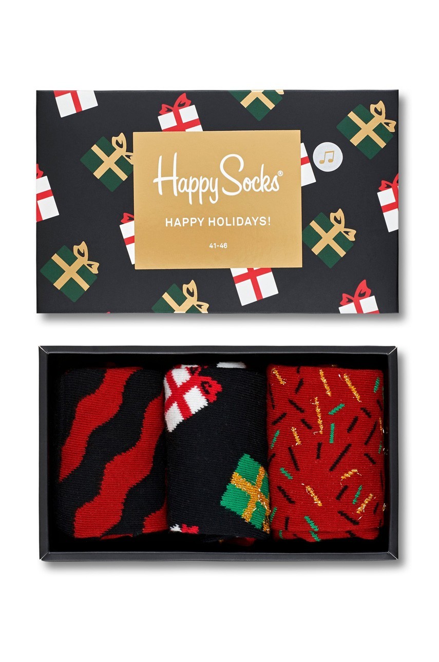 Happy Socks - Zokni Singing Holiday (3 darab) fotója