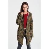 Naoko - Rövid kabát dwustronna Camouflage Fleurs x Edyta Górniak