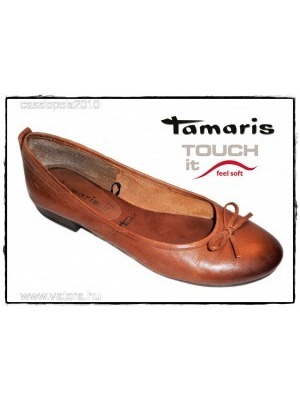 Gyönyörű, valódi bőr TAMARIS Touch it balerina cipő (40-es)- 1 Ft-ról << lejárt 706013