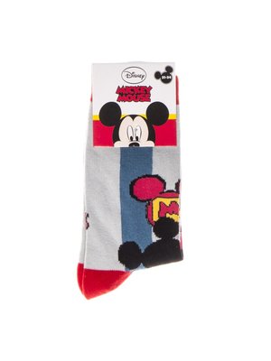 Mickey Mouse szürke pirossal gyerek zokni << lejárt 777160