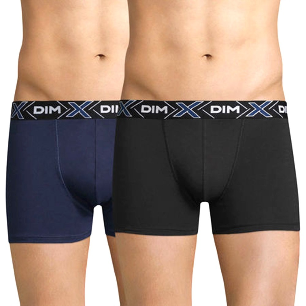 DIM X-Temp férfi boxeralsó, fekete és kék, 2 db-os csomagolás << lejárt 2423395 70 fotója