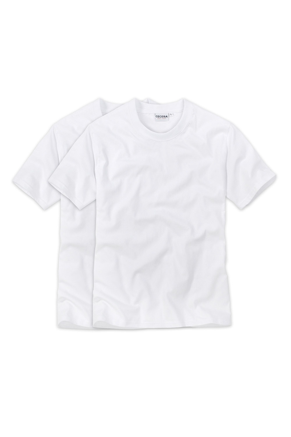 White férfi póló V alakú nyakkivágással 2 db-os csomagolásban fotója
