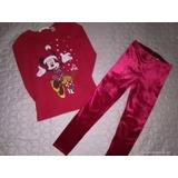 5-8 év H&M Minnie karácsonyi felső és bordó plüss leggings << lejárt 631181