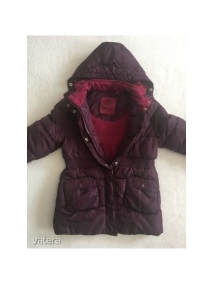 122-es téli kabát kislánynak C&A (Palomino márka) - mélylila színű << lejárt 98820