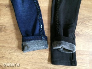 Meleg farmerhatású leggings bundás meleg nadrág 8;10;12;14;16 méret! Új << lejárt 8975489 6 fotója