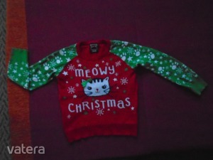 Karácsonyi mintás pamut pulóver 6-évesre /4et fizetsz,5-öt vihetsz!/ << lejárt 2830315 60 fotója