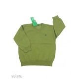 Benetton zöld színű gyapjú pulóver << lejárt 599110