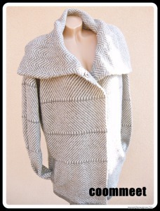 Marks&Spencer Per Una szürke-fehér mintás, patentos kabát (XXL) << lejárt 1191923 35 fotója
