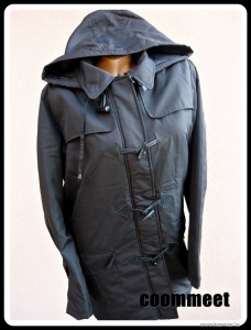 Marisota fekete, hosszított fazonú, kapucnis kabát (XL) << lejárt 4520182 32 fotója