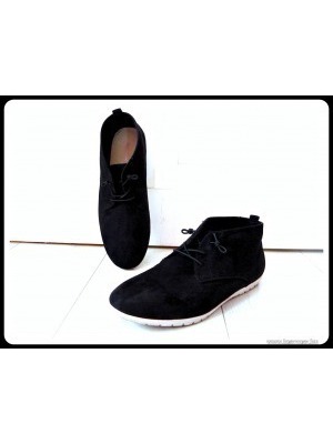 Graceland fekete, magasított szárú, gumifűzős cipő (39) << lejárt 569050