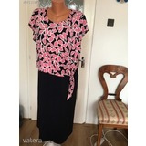 WINDSMOOR női fekete szoknyás rózsaszín virágos felsőrészes 16-os ruha eladó leáraztam << lejárt 273737