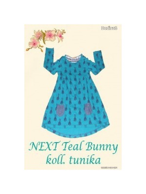 NEXT nyuszis Teal Bunny koll. tunika 116-os méretben ( 5-6 év) << lejárt 680681