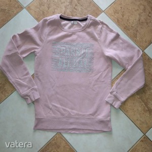158/164-es 12-14 év csajos rózsaszín csillogó mintás kislány pulóver minden 1Ft !!!! << lejárt 790217 37 fotója