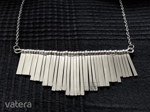 Nagyméretű feltűnő ezüst nyaklánc (bizsu), egyedi forma! << lejárt 4294854 45 fotója