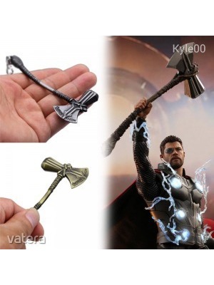 1Ft Marvel Thor Stormbreaker Kalapács ezüst bronz szín figura kulcstartó kulcs karika << lejárt 471898