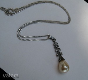 Ezüst nyaklánc régi ezüst csepp medállal, akár karácsonyra! - 1 Ft! << lejárt 4883034 15 fotója