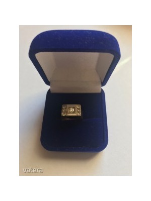 7 db brill kővel ékesített női arany gyűrű << lejárt 913321