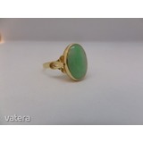 Jade köves arany gyűrű << lejárt 302851