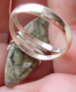 925-ös ezüst gyűrű rainforest opállal 17,7/55,5 mm << lejárt 1426474 64 fotója