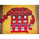 Karácsonyi mintás kötött pulóver - 12-13 év - 5 vásárolt termékből a legolcsóbb AJÁNDÉK! (116) << lejárt 407779