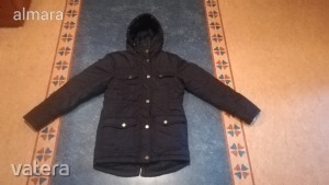 Újszerű Alive (Aldi) sötétkék kapucnis kislány pufi kabát / télikabát 152 / 11-12 év - << lejárt 8114839 6 fotója