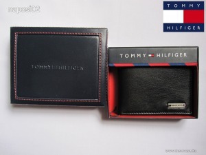 Eredeti Tommy Hilfiger fekete bőr férfi pénztárca új << lejárt 5561151 66 fotója