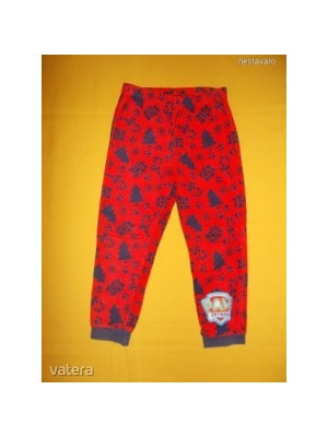 PAW PATROL Mancs Őrjárat karácsonyi mintás polár pizsama nadrág - 4-5 év (116) << lejárt 568701