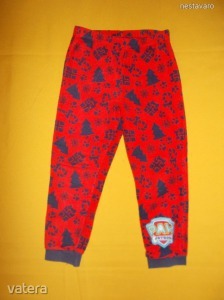 PAW PATROL Mancs Őrjárat karácsonyi mintás polár pizsama nadrág - 4-5 év (116) << lejárt 9819310 58 fotója