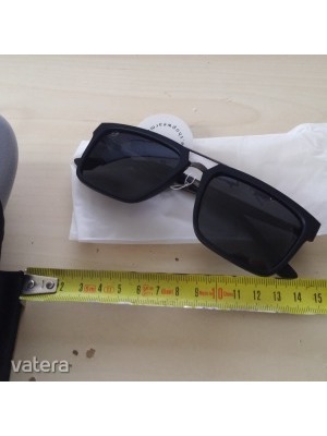 Mason polarizált férfi napszemüveg, fém keret, matt fekete új! << lejárt 21353