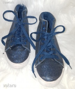 H&M csillogó sötétkék fűzős tornacipő 37-es << lejárt 8827630 9 fotója