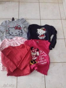 5 db poló, Hello Kitty, Micky egér minta, H&M, Bp-en, 4-6évesnek << lejárt 3109285 81 fotója