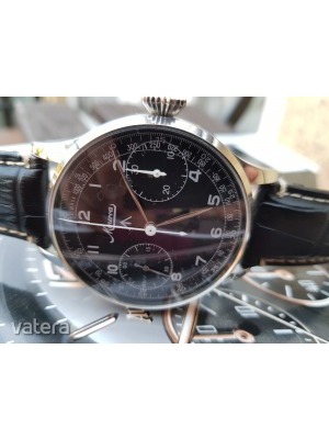 Minerva egy gombos stopperes pilóta chronograph << lejárt 313219