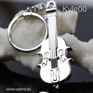 1Ft Ezüst Hegedű violin Hangszer Kulcstartó kulcs karika << lejárt 3956254 91 fotója