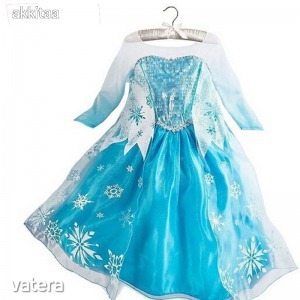 Nagyon szép Jégvarázs , Elsa ruha jelmez 2-6 éves korig+ ajándék KORONA ! << lejárt 3352775 80 fotója