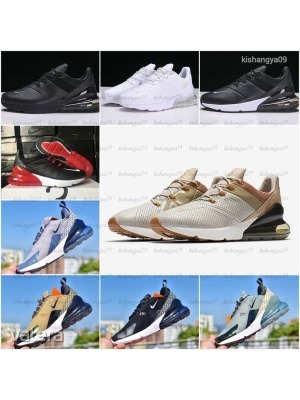 KIÁRUSÍTÁS Férfi bőr Nike Air Max 270 Premium cipő futócipő, utcai cipő, edzőcipő, sneaker 40-45 << lejárt 481504