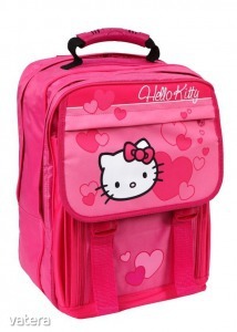 Hello Kitty csajos rózsaszín kislány iskolatáska nagy méretű akár 1Ft-ért << lejárt 2340011 61 fotója