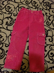 Babyli rózsaszín hímzett polárral bélelt kislány téli nadrág- 110-es méretben << lejárt 7951426 26 fotója