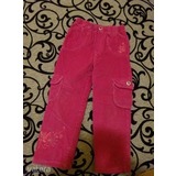 Babyli rózsaszín hímzett polárral bélelt kislány téli nadrág- 110-es méretben << lejárt 924413