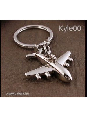 1Ft Ezüst Acél Repülő gép repülőgép model kulcstartó kulcs karika << lejárt 101913