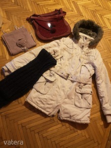 Gyönyörű kályhameleg télikabát M - L méretben ajándék táska, sál << lejárt 3064918 14 fotója