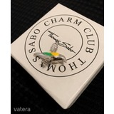 Thomas Sabo ezüst charm madár / holló / varjú sárga-zöld << lejárt 104325